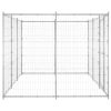 Outdoor Dog Kennel Galvanized Steel 78.1 ft²