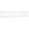 Outdoor Dog Kennel Galvanized Steel 234.4 ft²