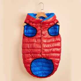 Winter Warm Down Cotton Dog Clothes (Option: Red Sapphire Blue-4XL)