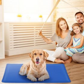 Pet Dog Cooling Mat Pressure Activated Gel Self Cooling Mat Pad Pet Cooling Bed Mats Portable Pet Cooling Mat L Size (size: xl)